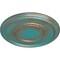 Ekena Millwork Federal Roped Large Medallion (Canopies up to 7 3/4"), 17 3/8"OD x 1 1/8"P, Copper Green Patina CM17FECGS - alternate 3